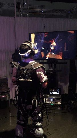 VR integrated Haptic feedback suit